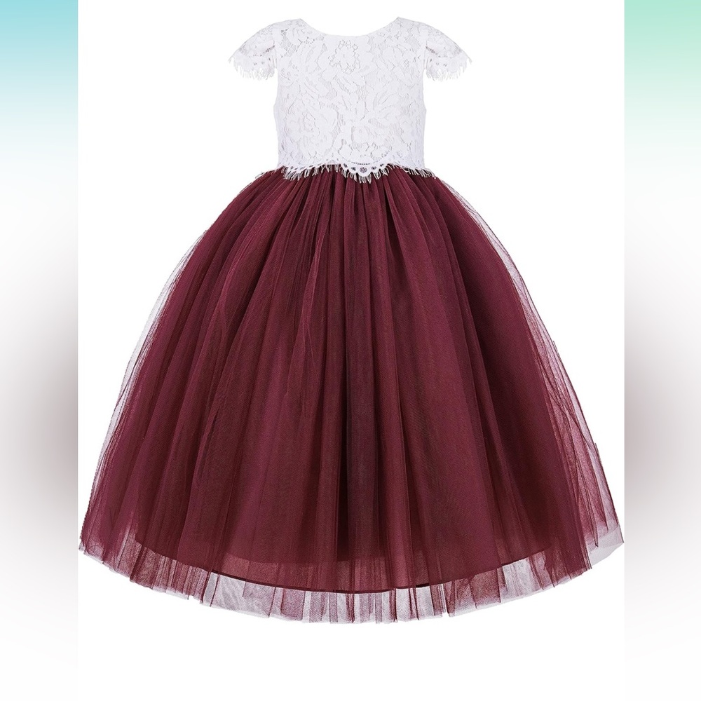 Ekidsbridal flower girl dress